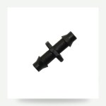 4mm Straight Connector (Macro) – Drip Tubing Joiner (100 Pieces)