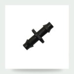 4mm Straight Connector (Macro) – Drip Tubing Joiner (100 Pieces)