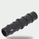 13mm Straight Connector for Irrigation – Black (Set of 10)