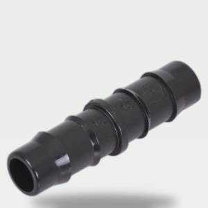 13mm Straight Connector for Irrigation – Black (Set of 10)