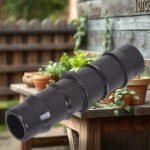 13mm Straight Connector for Irrigation – Black (Set of 10)