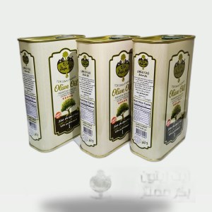 عدد 3 لتر زيت زيتون صفيح