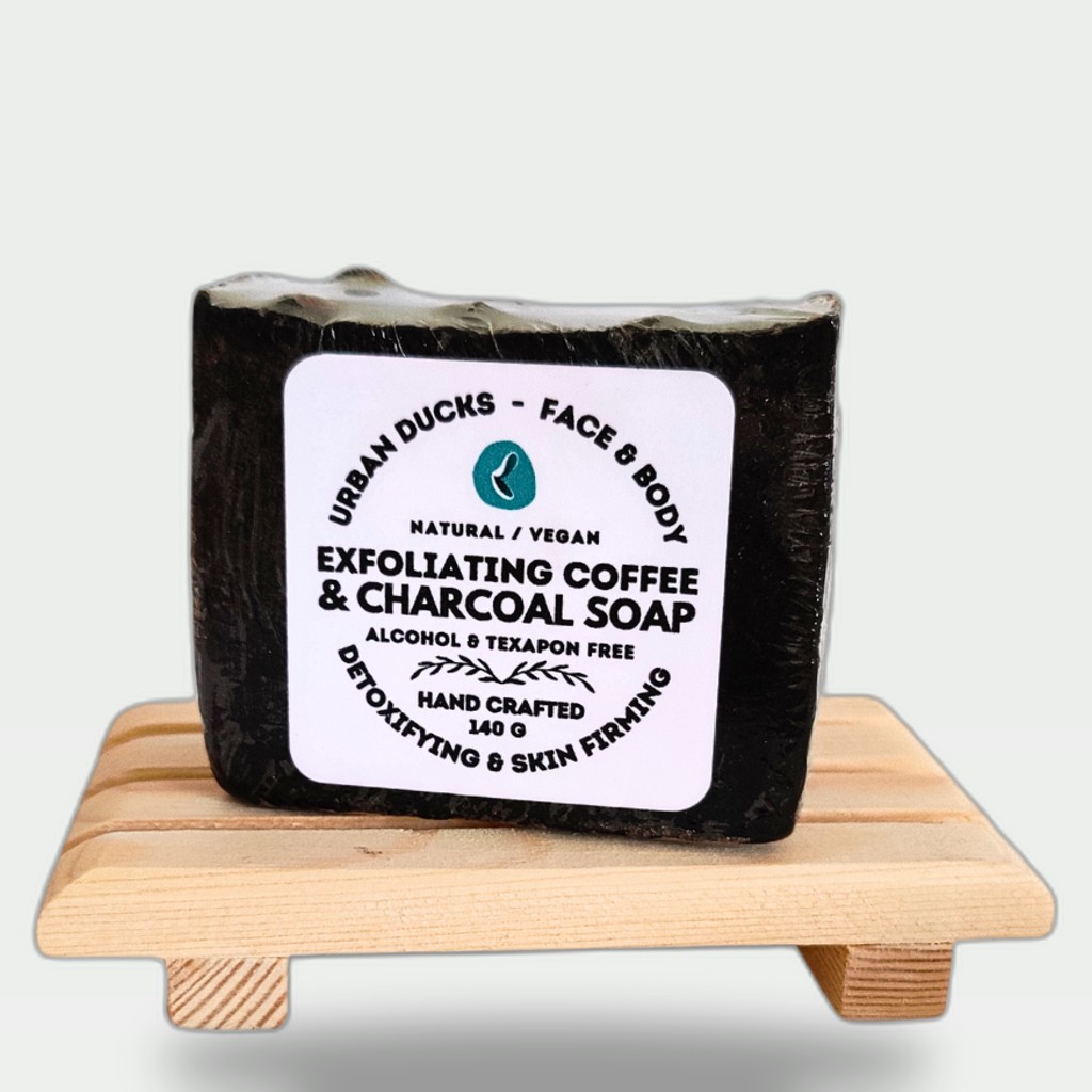 Exfoliating Coffee & Charcoal Soap